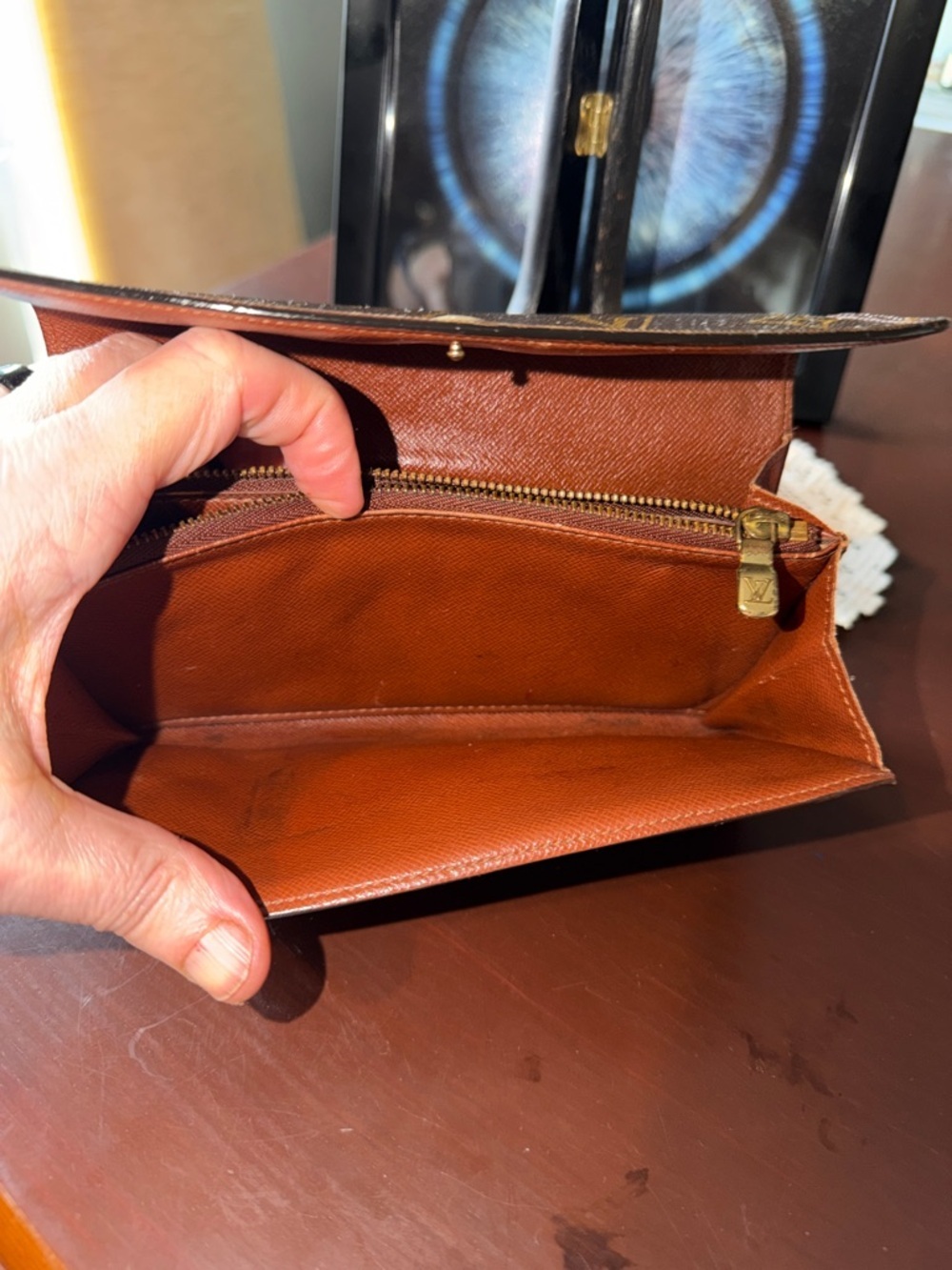 Louis Vuitton Brown Monogram Snap Wallet - Picture 6 of 9